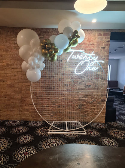 Year 2015 to 2020 Organic Balloon Garlands (click on photo to view) by UpUpNAwayBalloons