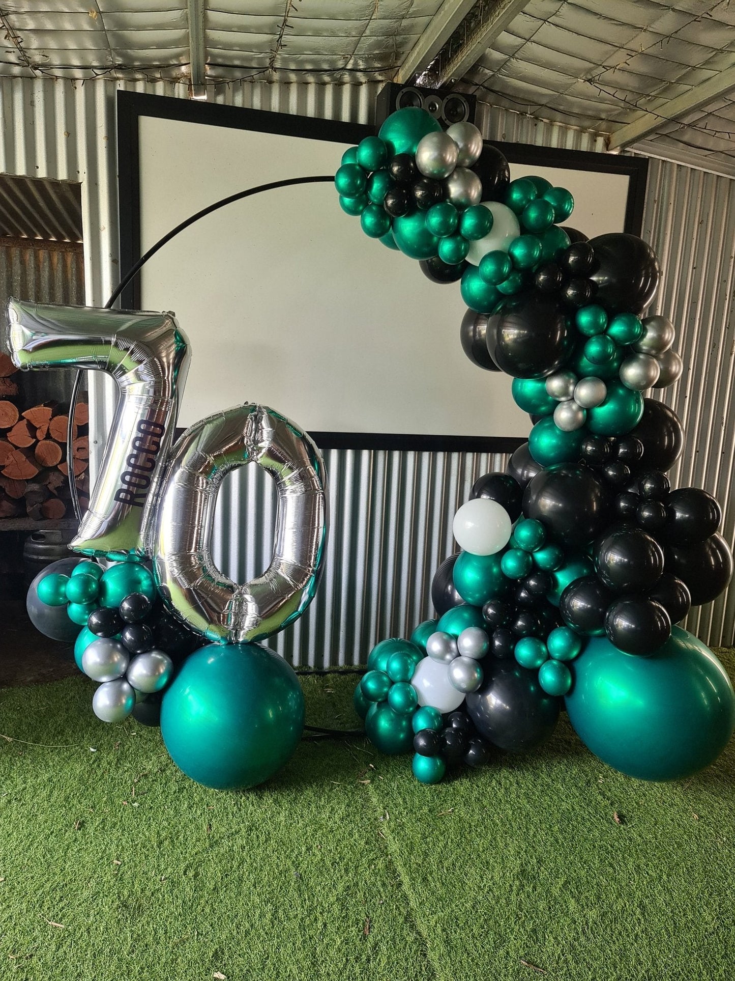 Year 2015 to 2020 Organic Balloon Garlands (click on photo to view) by UpUpNAwayBalloons