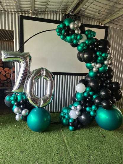 Year 2015 to 2020 Organic Balloon Garlands (click on photo to view) by UpUpNAwayBalloons