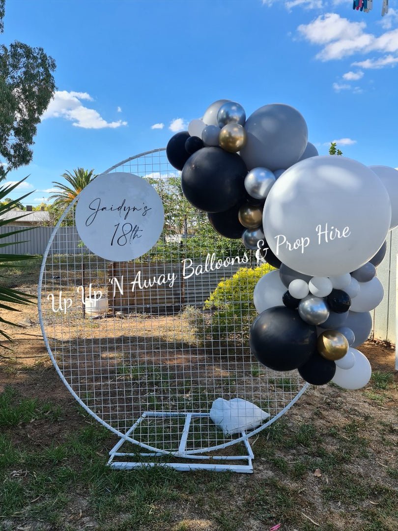 Year 2015 to 2020 Organic Balloon Garlands (click on photo to view) by UpUpNAwayBalloons
