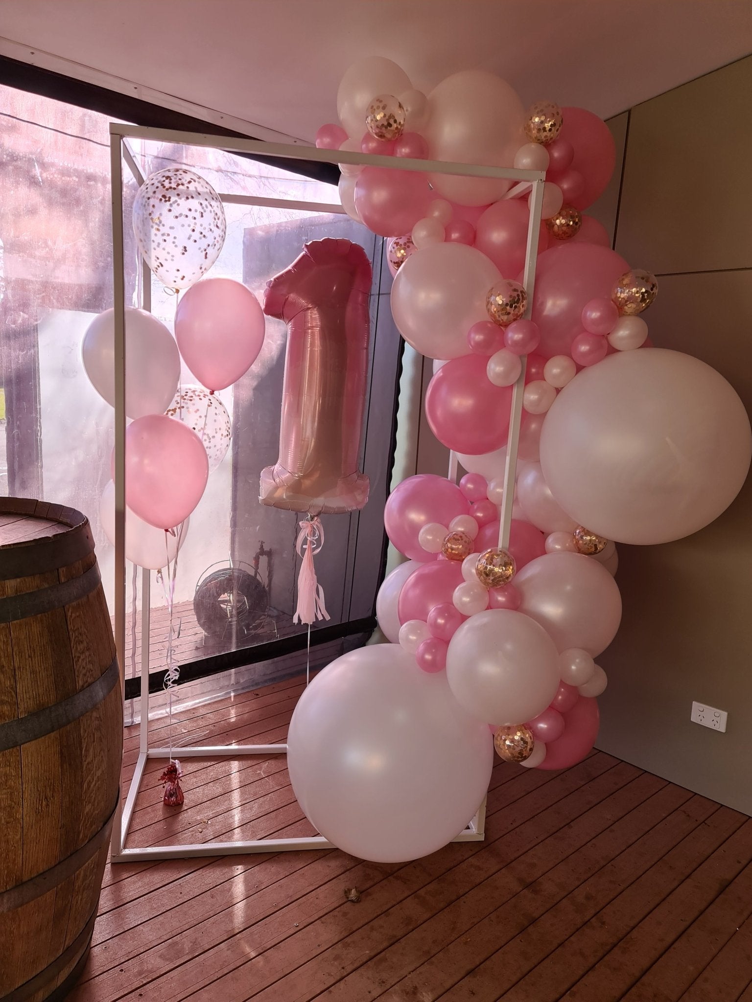 Year 2021 Organic Balloon Garlands (click on photo to view all photos) - UpUpNAwayBalloons