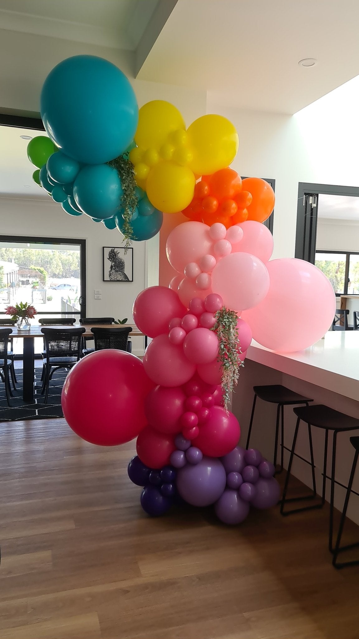Year 2021 Organic Balloon Garlands (click on photo to view all photos) - UpUpNAwayBalloons