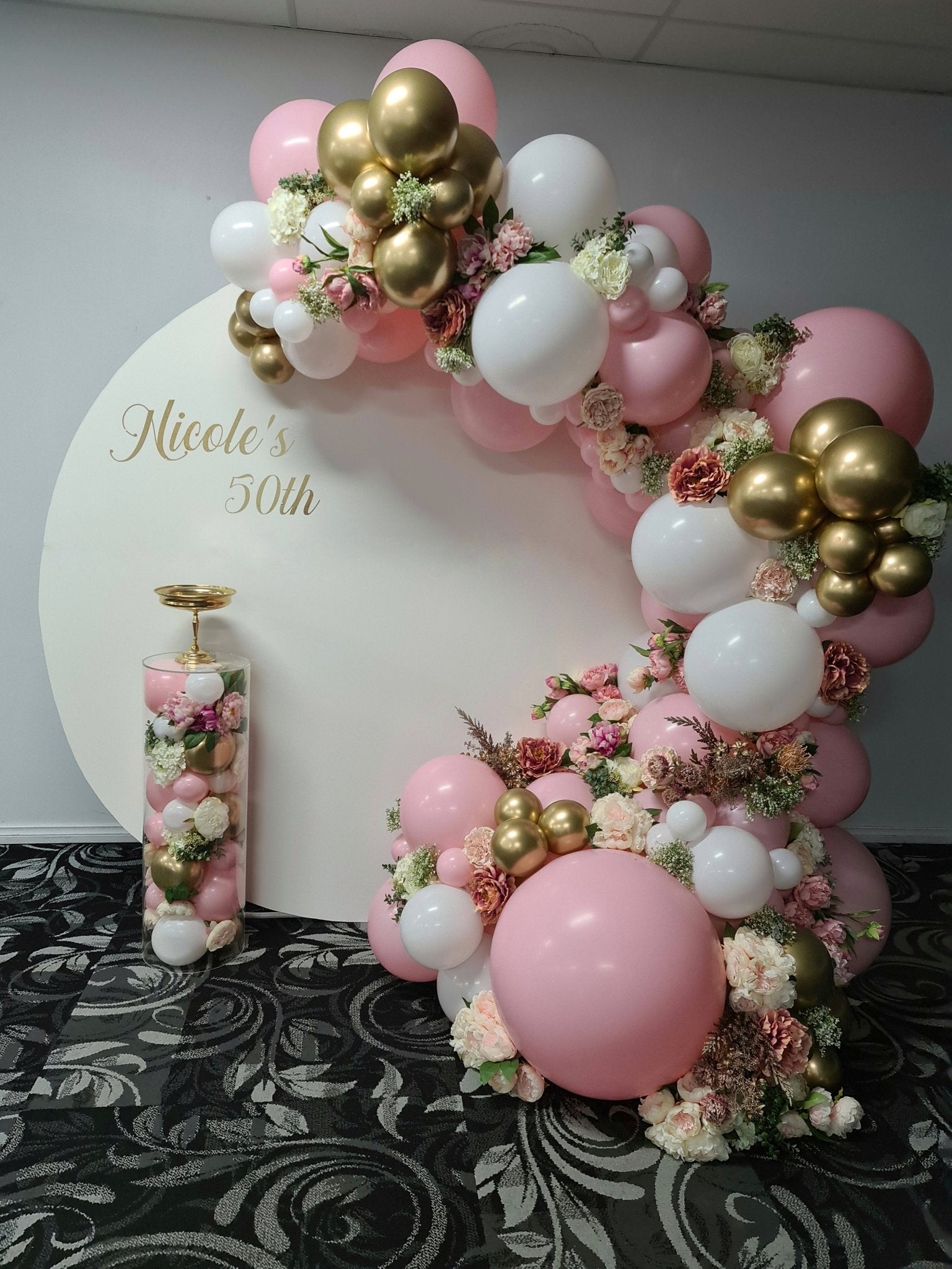 Year 2021 Organic Balloon Garlands (click on photo to view all photos) - UpUpNAwayBalloons