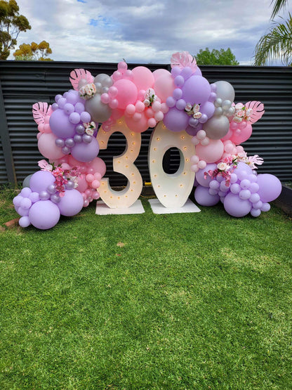 Year 2022 Organic Balloon Garlands (click on photo to view all photos) - UpUpNAwayBalloons
