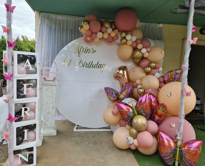 Year 2022 Organic Balloon Garlands (click on photo to view all photos) - UpUpNAwayBalloons