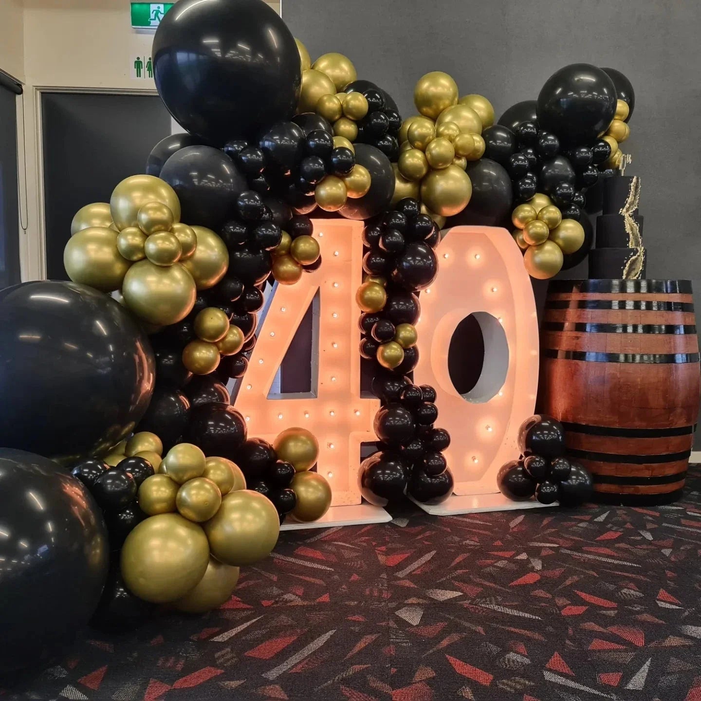 Year 2022 Organic Balloon Garlands (click on photo to view all photos) - UpUpNAwayBalloons