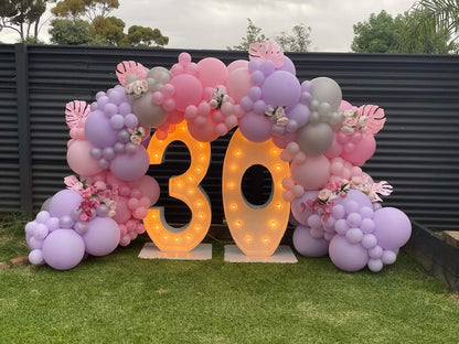 Year 2022 Organic Balloon Garlands (click on photo to view all photos) - UpUpNAwayBalloons