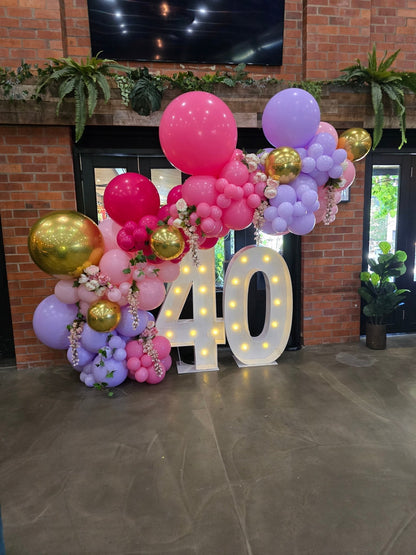 Year 2024 Organic Balloon Garlands (click on photo to view all photos) - UpUpNAwayBalloons