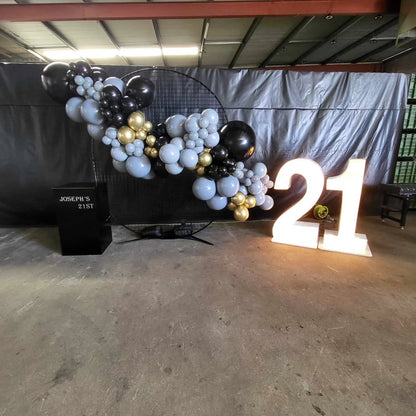 Year 2024 Organic Balloon Garlands (click on photo to view all photos) - UpUpNAwayBalloons