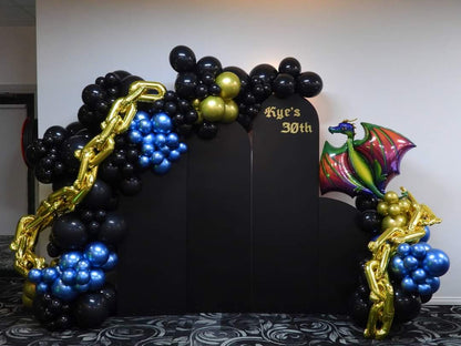 Year 2024 Organic Balloon Garlands (click on photo to view all photos) - UpUpNAwayBalloons