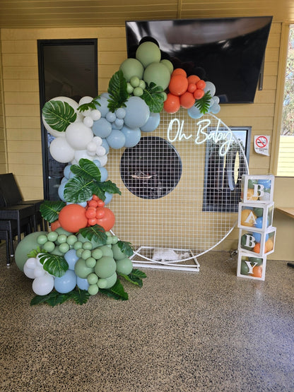Year 2024 Organic Balloon Garlands (click on photo to view all photos) - UpUpNAwayBalloons