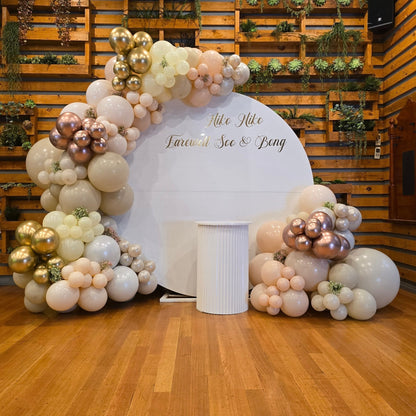 Year 2024 Organic Balloon Garlands (click on photo to view all photos) - UpUpNAwayBalloons