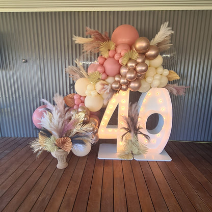 Year 2024 Organic Balloon Garlands (click on photo to view all photos) - UpUpNAwayBalloons