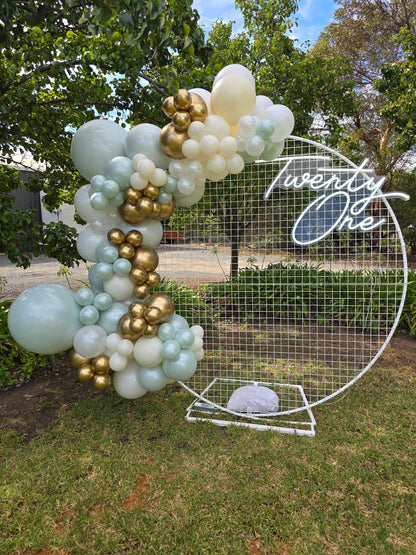 Year 2025 Organic Balloon Garlands (click on photo to view all photos) - UpUpNAwayBalloons