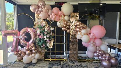 Year 2025 Organic Balloon Garlands (click on photo to view all photos) - UpUpNAwayBalloons