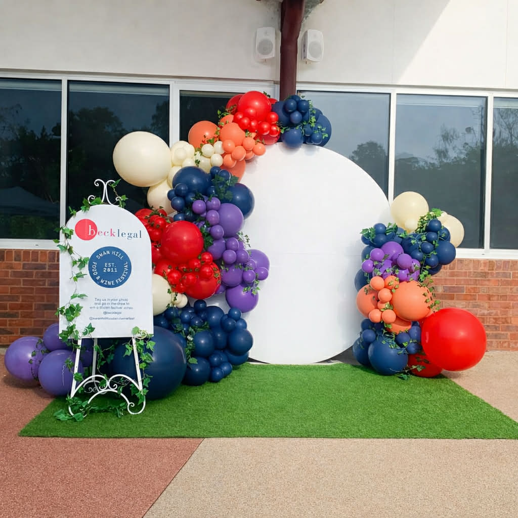 Year 2026 Organic Balloon Garlands (click on photo to view all photos) - UpUpNAwayBalloons