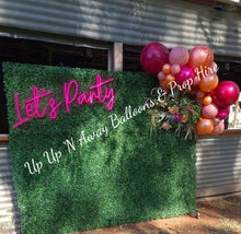 Load image into Gallery viewer, Greenery Wall Backdrop for Hire (2 styles to choose from) - UpUpNAwayBalloons
