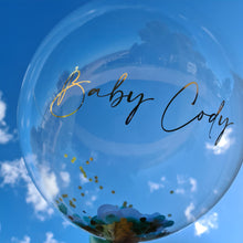 Load image into Gallery viewer, personalised deco bubble balloons
