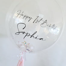 Load image into Gallery viewer, personalised deco bubble balloons
