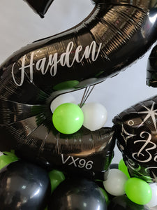 marquee style balloon numbers personalised [double digit]