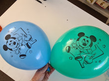 Load image into Gallery viewer, balloon bouquet printed and plain (ranging from 3 balloons - 12 balloons)
