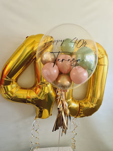 personalised deco bubble balloons