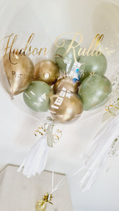 personalised deco bubble balloons