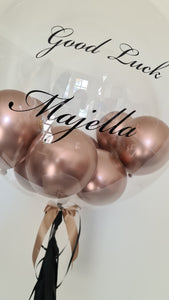 personalised deco bubble balloons