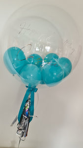 personalised deco bubble balloons