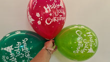 Load image into Gallery viewer, balloon bouquet printed and plain (ranging from 3 balloons - 12 balloons)
