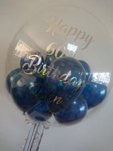 personalised deco bubble balloons