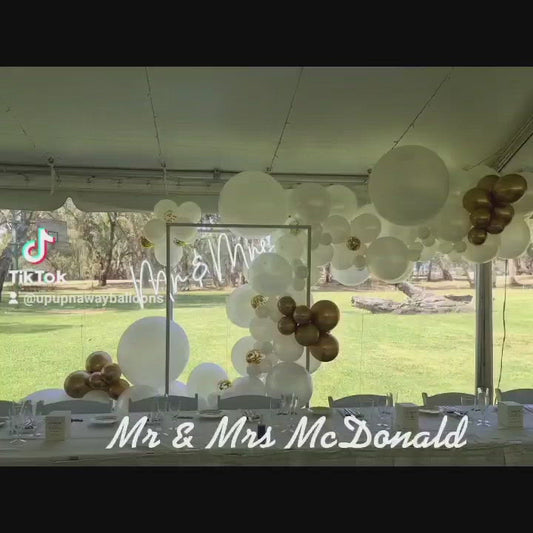 Wedding Organic Balloon Garlands (click on photo to find out more information)