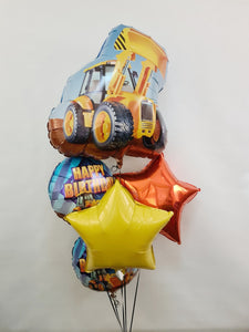 construction zone birthday bouquet