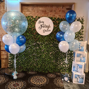 Greenery Wall Backdrop for Hire (2 styles to choose from) - UpUpNAwayBalloons