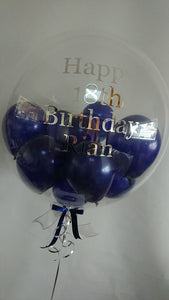 personalised deco bubble balloons