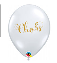 Load image into Gallery viewer, balloon bouquet printed and plain (ranging from 3 balloons - 12 balloons)
