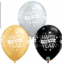 Load image into Gallery viewer, balloon bouquet printed and plain (ranging from 3 balloons - 12 balloons)
