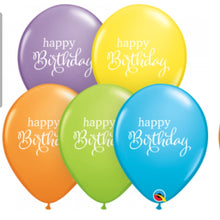 Load image into Gallery viewer, balloon bouquet printed and plain (ranging from 3 balloons - 12 balloons)
