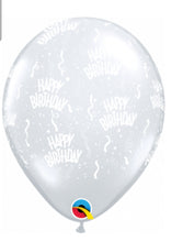 Load image into Gallery viewer, balloon bouquet printed and plain (ranging from 3 balloons - 12 balloons)
