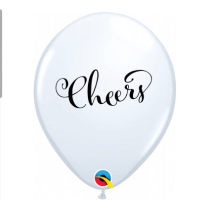 Balloon Bouquet Printed (Ranging from 3 Balloons - 12 Balloons) - UpUpNAwayBalloons