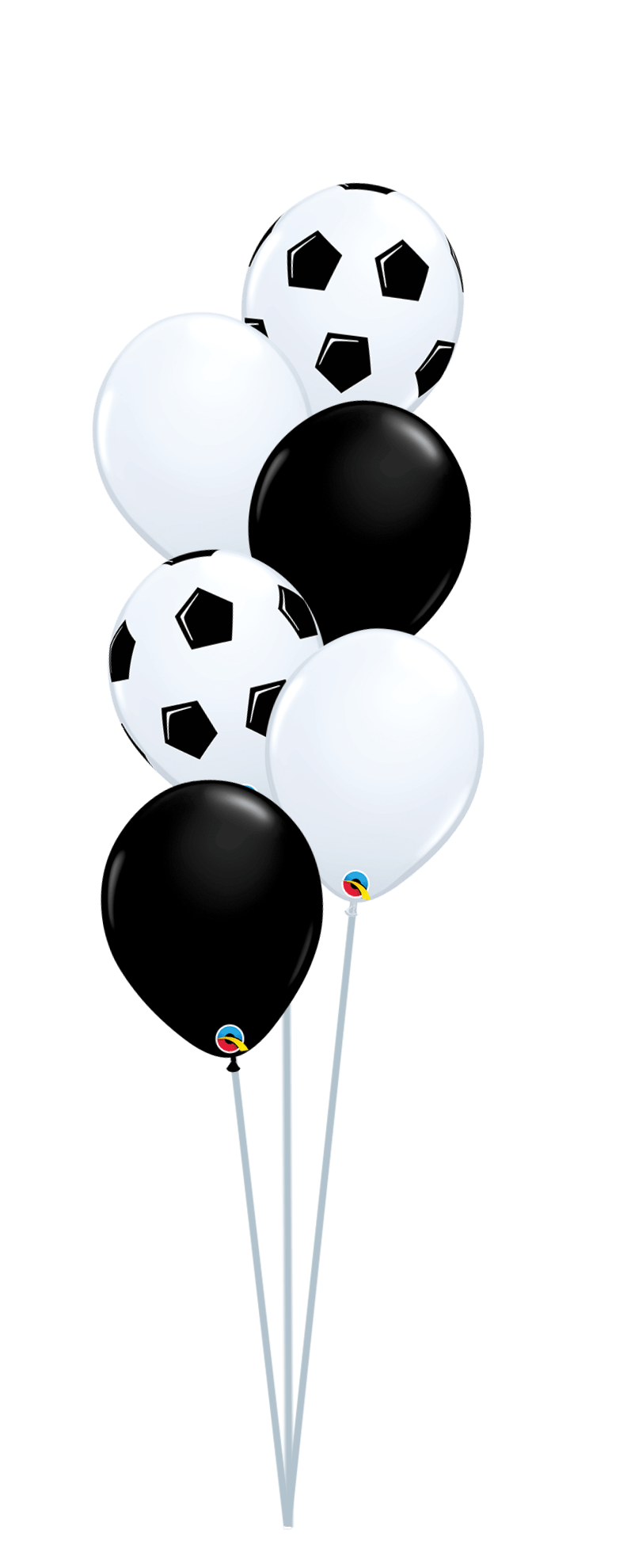 Balloon Bouquet Printed (Ranging from 3 Balloons - 12 Balloons) - UpUpNAwayBalloons