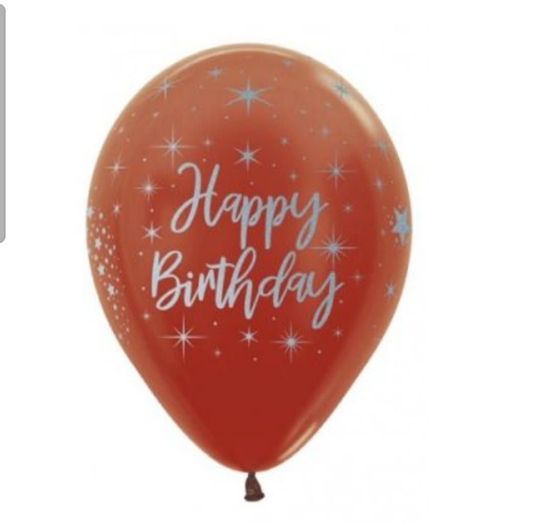 Balloon Bouquet Printed (Ranging from 3 Balloons - 12 Balloons) - UpUpNAwayBalloons