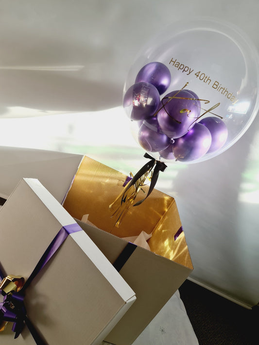 Beautiful Bubble Balloons in a Box - Clear - UpUpNAwayBalloons