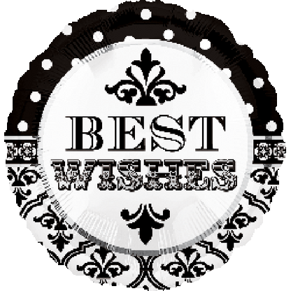 congratulations / thank you / best wishes / we will miss you / farewell / good luck / welcome home / girls night / st patricks day / witches best wishes in black and white