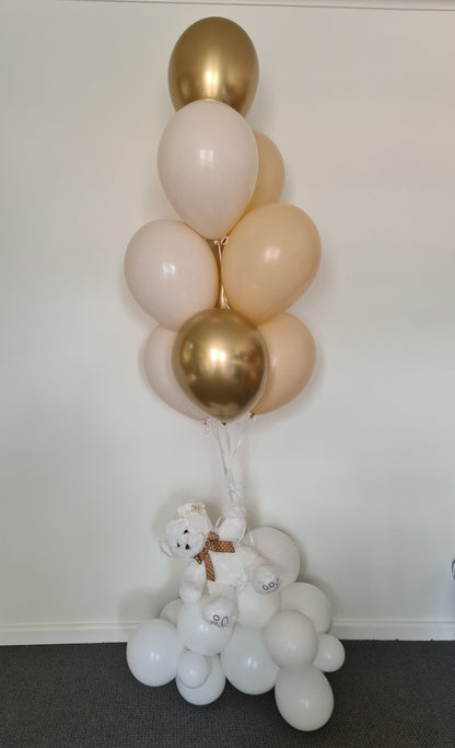 Floating Teddy Bear - UpUpNAwayBalloons