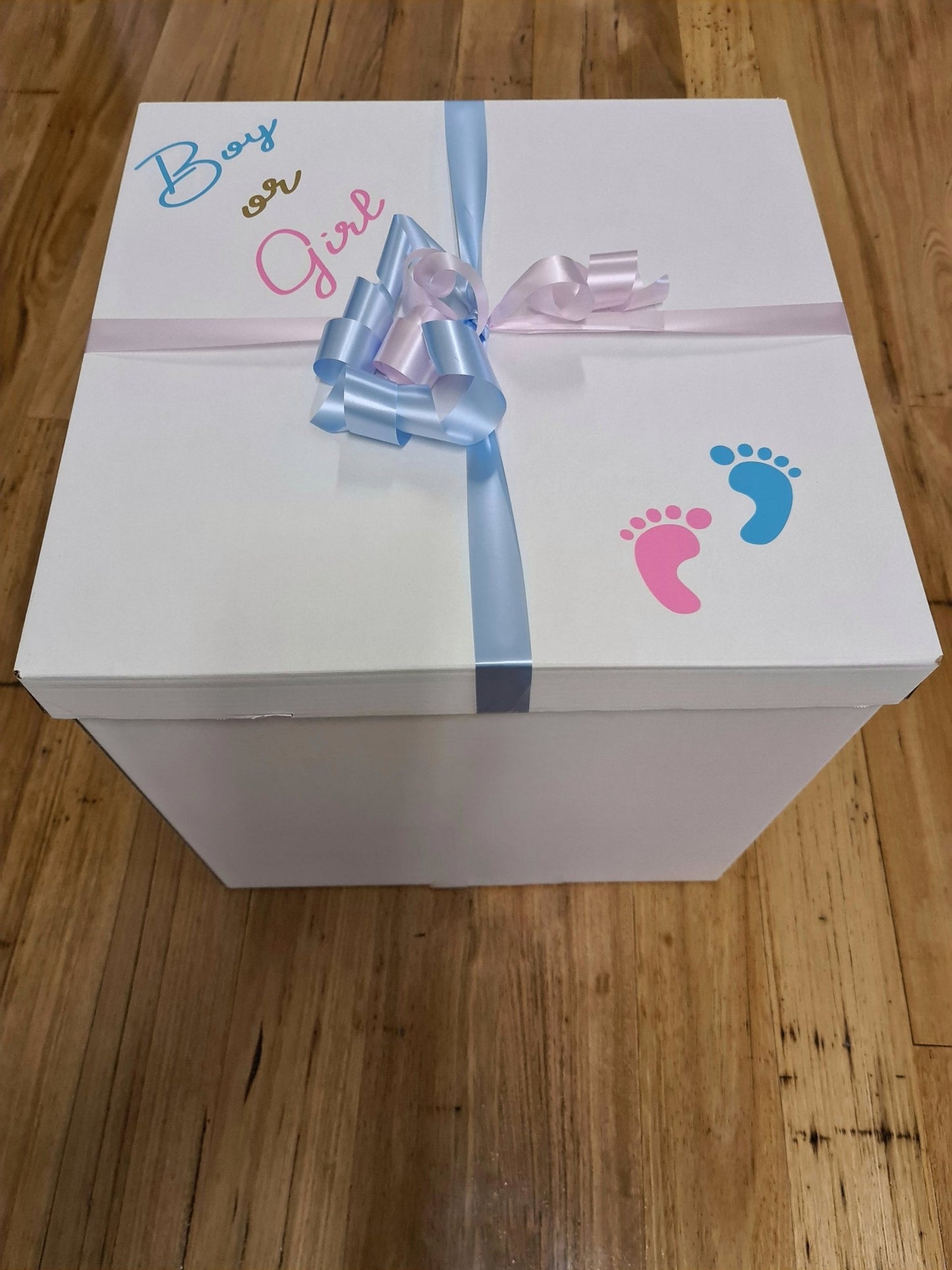 Gender Reveal Box - UpUpNAwayBalloons