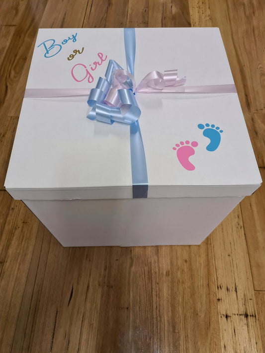 Gender Reveal Box - UpUpNAwayBalloons