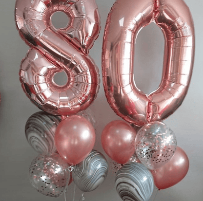 Grand Number Bouquet [Double Digit] - UpUpNAwayBalloons