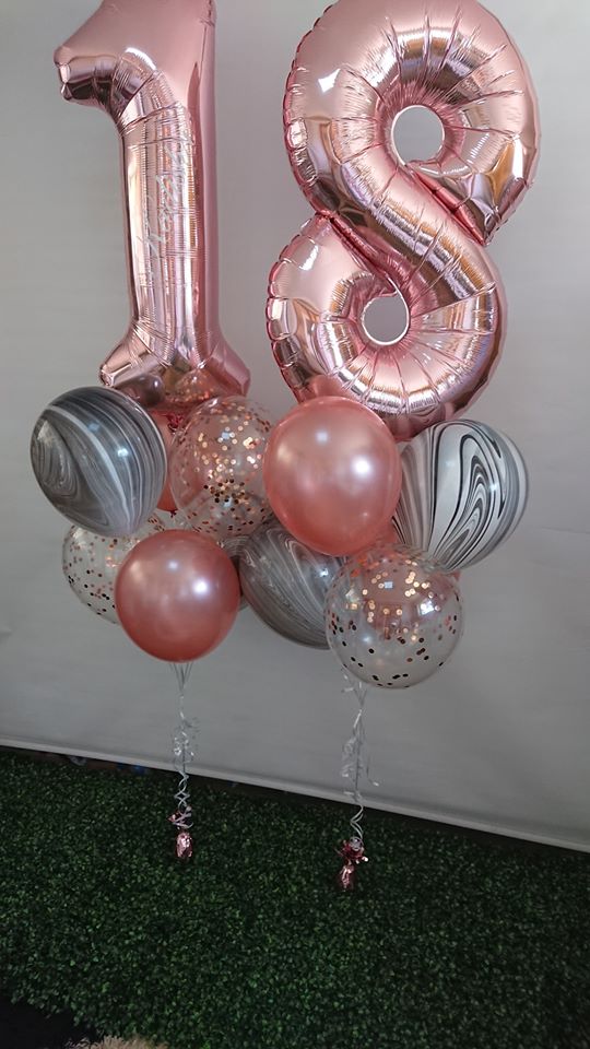 Grand Number Bouquet [Double Digit] - UpUpNAwayBalloons