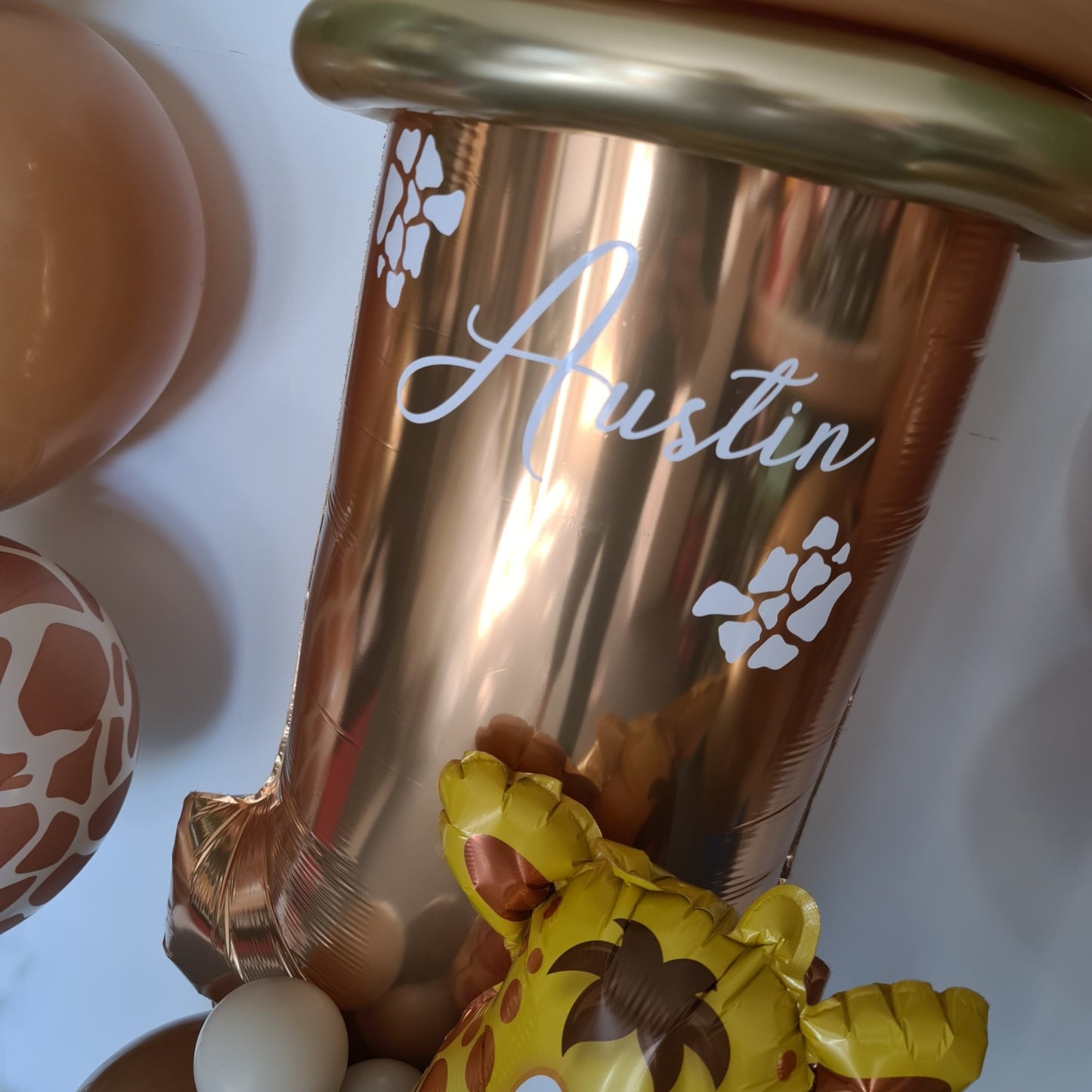 Jungle Theme Personalised 1st Birthday Package 4 - UpUpNAwayBalloons